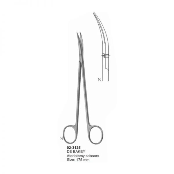 TOENNIS ADSON Dissecting Scissor Very Delicate Curved 175 mm – Charisma ...